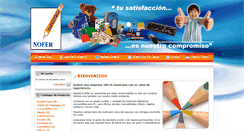 Desktop Screenshot of papelerianofer.com